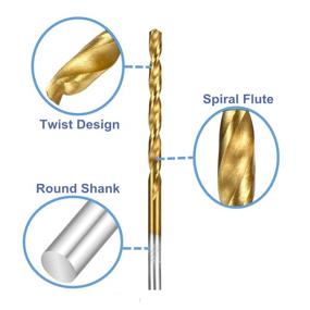 img 1 attached to DRILLFORCE Титановые сверлящие инструменты для сверления алюминия и пластика для промышленных сверла