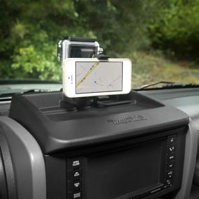 img 1 attached to Rugged Ridge 13551.28 Wireless Charging Phone Mount: Dash Mount System for Ultimate Convenience