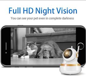 img 1 attached to Vinsion HD 1080p Pet Camera: Ultimate Indoor Monitoring Solution with Night Vision, Two-Way Audio, and Motion Detection!