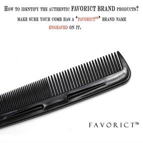 img 3 attached to 🧔 Favorict (6 Pack) 5" Pocket Hair Comb Beard & Mustache Combs for Men's Hair, Beard, Mustache, and Sideburns - Ultimate Grooming Essentials