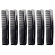 🧔 favorict (6 pack) 5" pocket hair comb beard & mustache combs for men's hair, beard, mustache, and sideburns - ultimate grooming essentials logo