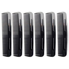 img 4 attached to 🧔 Favorict (6 Pack) 5" Pocket Hair Comb Beard & Mustache Combs for Men's Hair, Beard, Mustache, and Sideburns - Ultimate Grooming Essentials