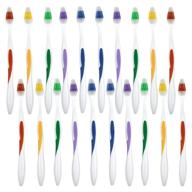 convenient and budget-friendly: decorrack disposable toothbrushes - bulk pack of 20 for travel, hotel, and guest use! logo