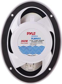 img 1 attached to PLMR692 Dual Marine Speakers: 6x9 Inch, Waterproof, 260 Watt Power, Outdoor Audio Stereo Sound System - 1 Pair