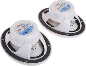 img 3 attached to PLMR692 Dual Marine Speakers: 6x9 Inch, Waterproof, 260 Watt Power, Outdoor Audio Stereo Sound System - 1 Pair