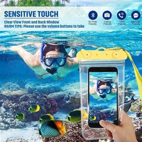 img 2 attached to Waterproof Swimming Snorkeling Universal Smartphone
