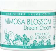 🌸 super salve dream cream mimosa blossom: luxurious 6-ounce moisturizer for ultimate skin nourishment logo