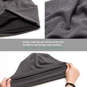 img 1 attached to Stay On-Trend with our Stylish Knit Beanie – Quality Fabric, Breathable & Elastic Skull Cap Hat