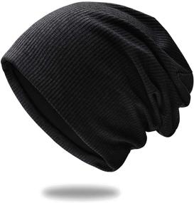 img 4 attached to Stay On-Trend with our Stylish Knit Beanie – Quality Fabric, Breathable & Elastic Skull Cap Hat