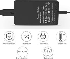 img 1 attached to 💡 44W 15V 2.58A Surface Charger Power Supply Adapter - Compatible with Surface Pro 3, Pro 4, Pro 5, Pro 6, Pro 7, Surface Pro Laptop 1/2/3, Surface Go, and Surface Book