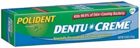 img 1 attached to 🦷 Polident Dentu-Creme Denture Cleaner - Pack of 3, 3.9 oz Each: Effective Solution for Denture Cleaning