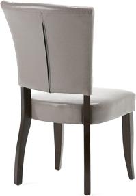 img 2 attached to 🪑 Simpli Home Joseph Contemporary Deluxe Dining Chair Set - Taupe Faux Leather (2-Pack)