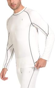 img 2 attached to 👨 Little Donkey Andy Men's Thermal Underwear Set: Performance Base Layer with Wicking and Active Long Johns Top & Bottom, including convenient Fly