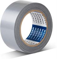 🔧 ultimate heavy duty waterproof duct tape - 1.88 in 35 yards, no residue, tearable silver tape for home repair, carpet binding, bundles logo