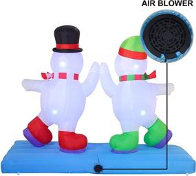img 1 attached to Joiedomi Inflatable Inflatables Christmas Decorations Seasonal Decor in Outdoor Holiday Decor