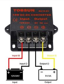 img 1 attached to 💡 BANKEE DC 12V/24V to 5V 3A Converter: Efficient Voltage Reducer & Power Supply Module