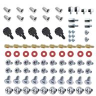 💻 optimized pc computer screws kit with m.2 standoff and screw - compatible with asus, gigabyte, msi motherboards, computer cases, ssds, motherboard fans, power graphics логотип