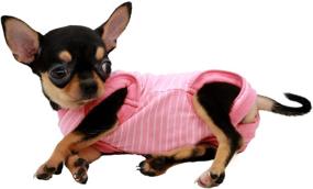 img 3 attached to LOPHIPETS Dog Shirts Recovery Suit Pajamas for Small Dogs: Ideal for Teacup Chihuahua, Yorkie, and Puppies