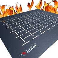 kona bbq grill mat holes logo