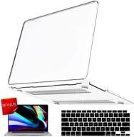 📱 ipapa macbook air 13 inch case 2020 2019 2018 release a2337 m1 a2179 a1932 - clear hard shell case + keyboard cover + screen protector logo