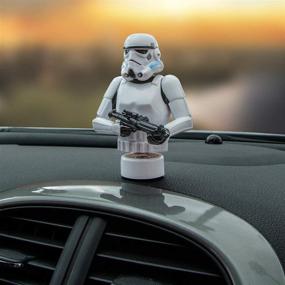 img 2 attached to 🏻 White Stormtrooper Auto Ornament - CHROMA 48027 Dashboard Accessory
