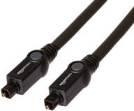 🔊 15-foot cl3 rated optical audio digital toslink cable by amazon basics logo