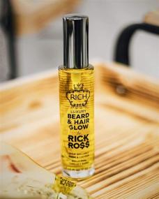 img 1 attached to 💫 Enhance Your Style with Rich by Rick Ross Beard & Hair Glow - 1.69 Fluid Ounce