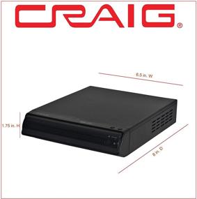img 1 attached to 📀 Компактный DVD/JPEG/CD-R/CD-RW/CD плеер Craig CVD512a: В комплекте с пультом дистанционного управления - Одиночный.
