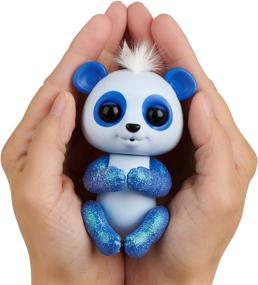 img 2 attached to 🐼 Enhanced SEO: Glitter Panda Fingerlings Interactive Puppets & Puppet Theaters for Finger Puppets