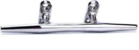 img 2 attached to ⚓ Amarine Made 4 Inch Stainless Steel Open Base Cleat - 9995s4