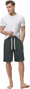 img 3 attached to Stay Cool and Comfortable with IClosam Summer Elastic Shorts with Pockets