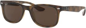 img 3 attached to RJ9052S New Wayfarer Square Sunglasses for Kids by Ray-Ban