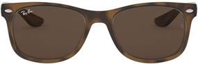 img 4 attached to RJ9052S New Wayfarer Square Sunglasses for Kids by Ray-Ban
