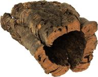 🌳 premium extra large round cork bark by zoo med - natural and enriching for reptile terrariums logo