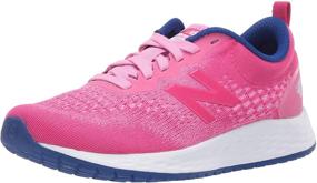 img 4 attached to 👟 Gunmetal Tahitian Carolina Girls' Athletic Shoes by New Balance
