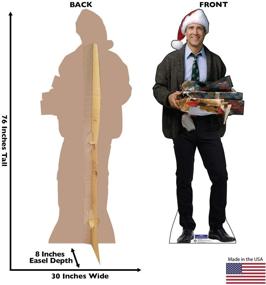 img 3 attached to 🎄 National Lampoon's Christmas Vacation Clark Griswold Cardboard Cutout