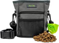 mighty paw dog treat pouch 2.0: hands-free snack bag with 2 cup capacity, poop bags, phone & keys. magnetic clasp & waist belt clip. includes 1 roll of poop bags logo