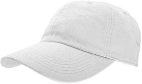 img 3 attached to Gelante Baseball Cotton Adjustable Size White Outdoor Recreation and Climbing