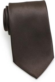img 4 attached to Bows N Ties Necktie Textured Microfiber Midnight Men's Accessories