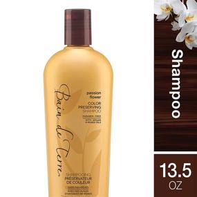 img 3 attached to 🌺 Bain de Terre Passion Flower Color Preserving Shampoo: Enhanced with Argan and Monoi Oil, Paraben-Free, 13.5-Ounce