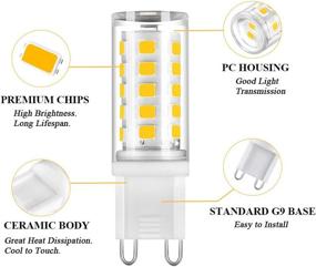 img 3 attached to SumVibe Halogen Replacement Non Dimmable Daylight