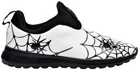 img 1 attached to 🕷️ Halloween Spider Fashion Sneakers by WHBAG: Show Off Your Spooky Style!