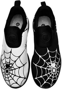 img 4 attached to 🕷️ Halloween Spider Fashion Sneakers by WHBAG: Show Off Your Spooky Style!