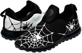 img 3 attached to 🕷️ Halloween Spider Fashion Sneakers by WHBAG: Show Off Your Spooky Style!