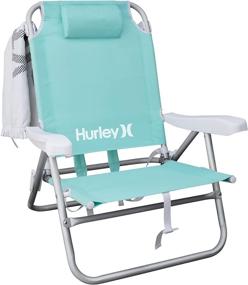 img 4 attached to 🏖️ Ultimate Tropical Beach Companion: Hurley Backpack Beach Chair combines comfort and style