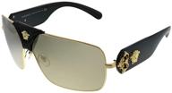 🕶️ unisex versace sunglasses with metal frames for men's accessories and lens options logo