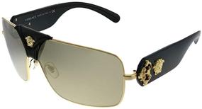 img 3 attached to 🕶️ Unisex Versace Sunglasses with Metal Frames for Men's Accessories and Lens Options