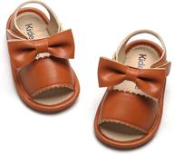 👟 kiderence infant girls' sandals - first toddler shoes for girls, kids logo