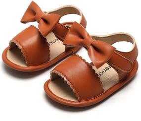 img 3 attached to 👟 Kiderence Infant Girls' Sandals - First Toddler Shoes for Girls, Kids