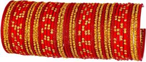 img 2 attached to JDZ COLLECTION Bangles Matching Bollywood